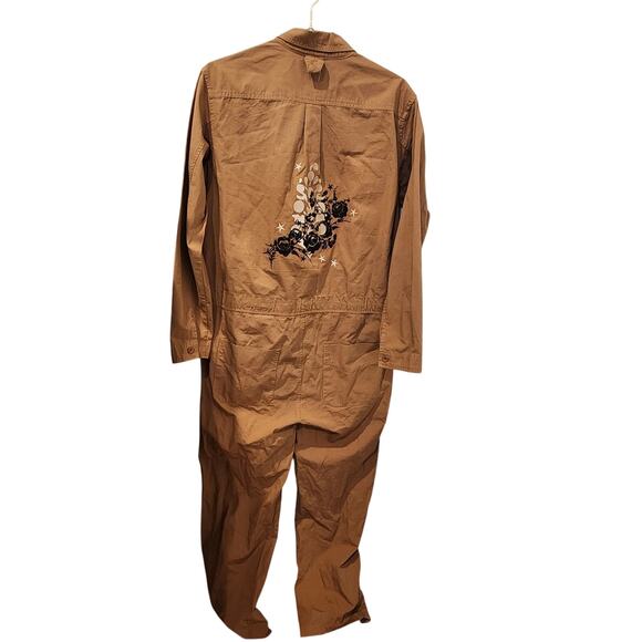 Free People X Westerlind Climbing brown jumpsuit size medium - Picture 6 of 9